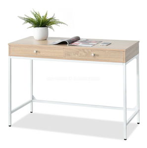 PC stolík Kaplan (dub + biela)