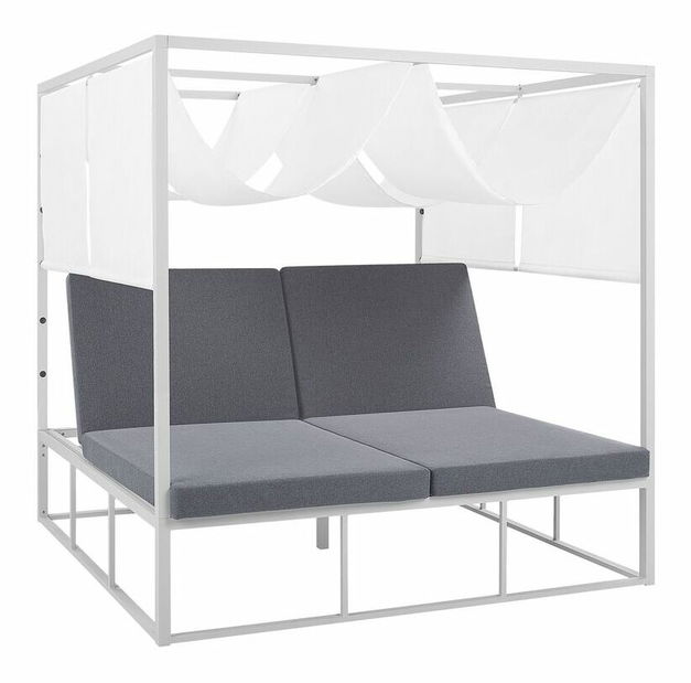 Kerti baldachinos ágy Paul (fehér)