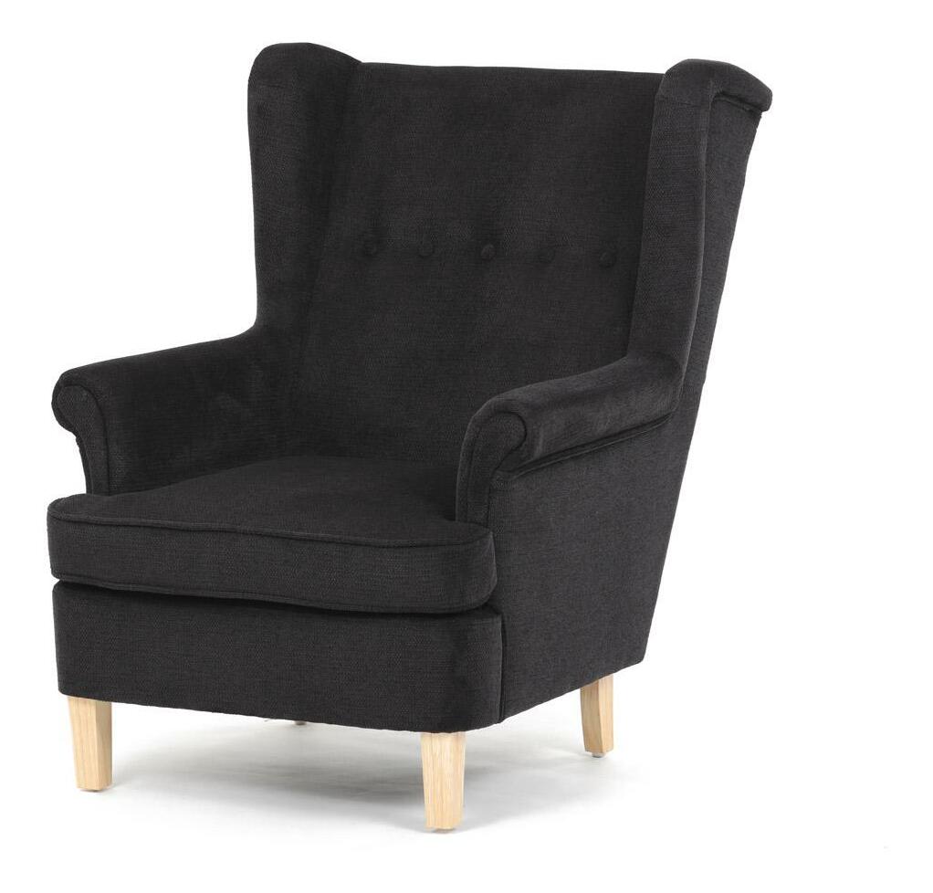 Fotoliu cu urechi Aislante (negru)