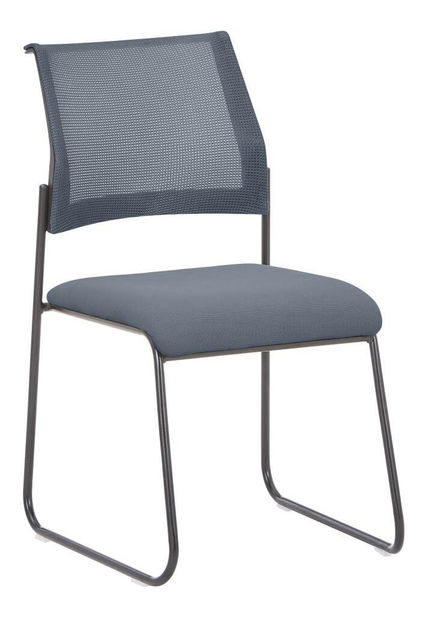 Scaun conferință Bardo (gri + negru)