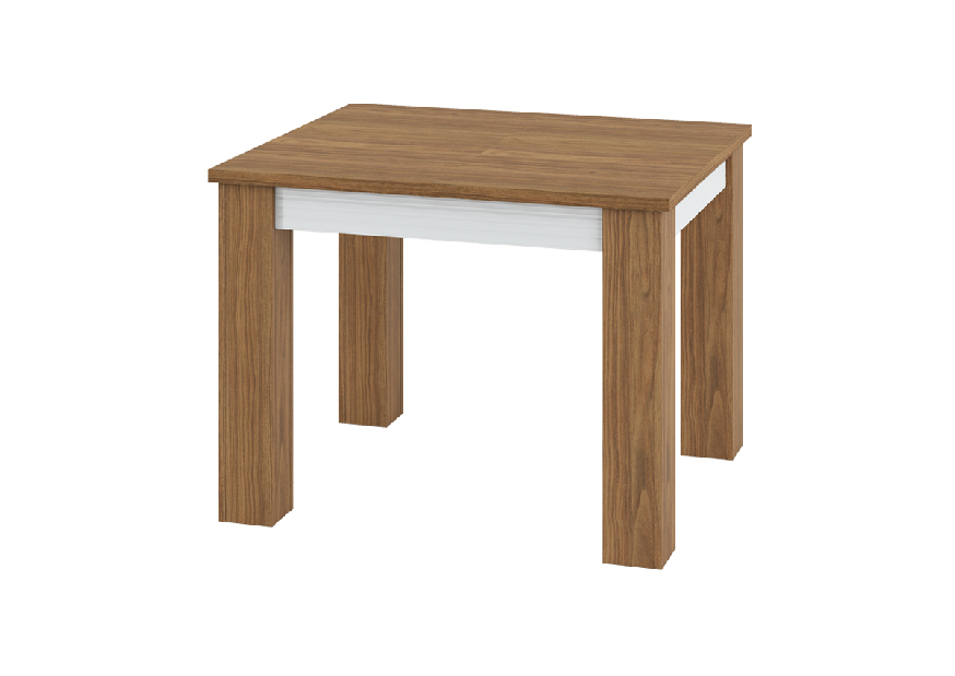 Jedálenský stôl Sekura 15 (biely lesk) (pre 6 až 8 osôb)