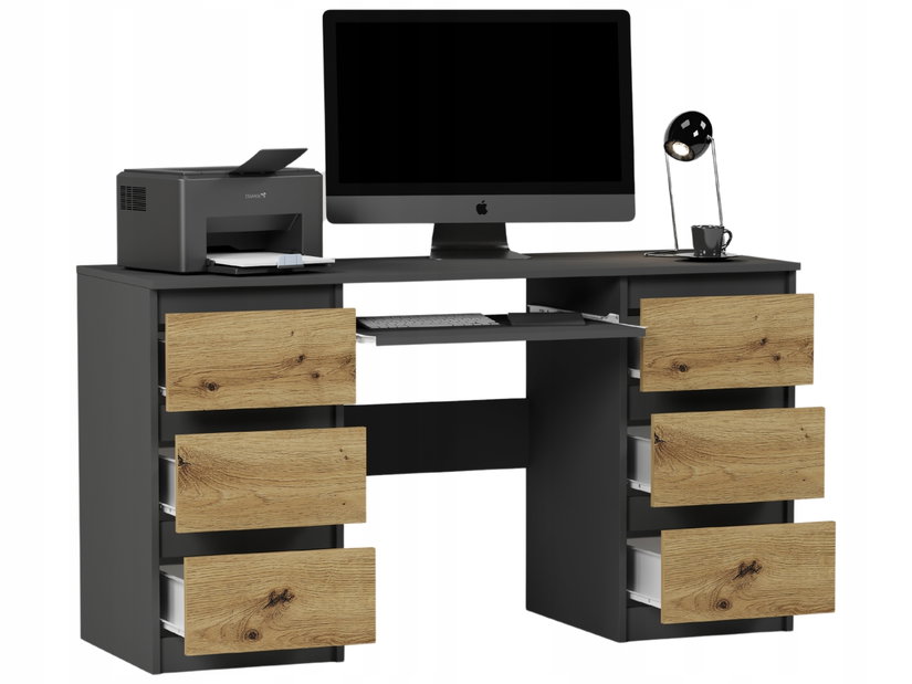 PC stol Nummek (antracit + artisan)