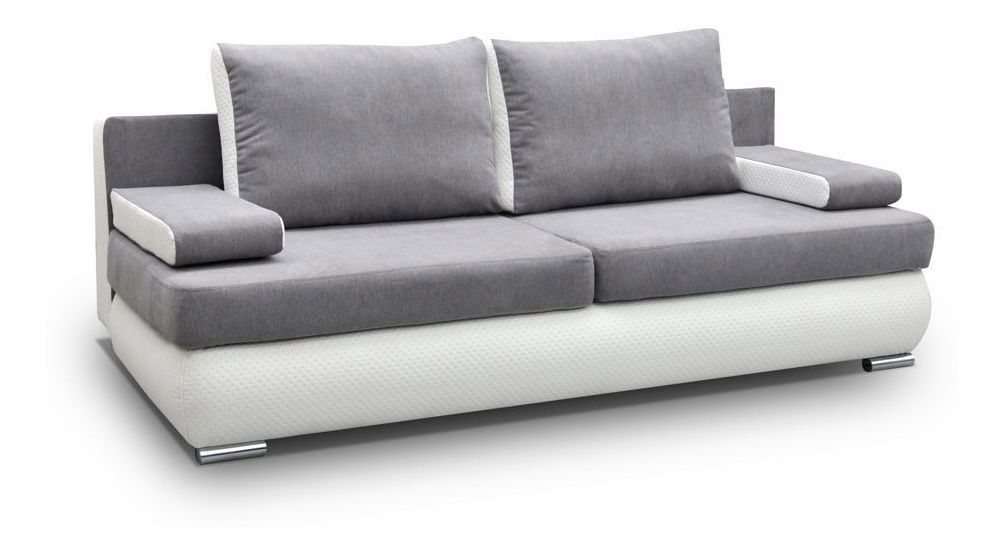 Pohovka trojsedačka Luiza (sivá + biela)