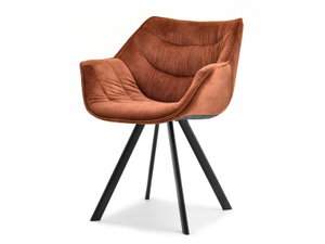 Scaun Nina (cupru + negru)