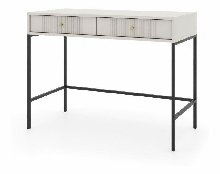 Toaletný stolík Isae 42 (kašmír + čierna)