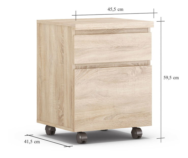 Skrinka na kolieskach BRW Venom Mix KTN2S