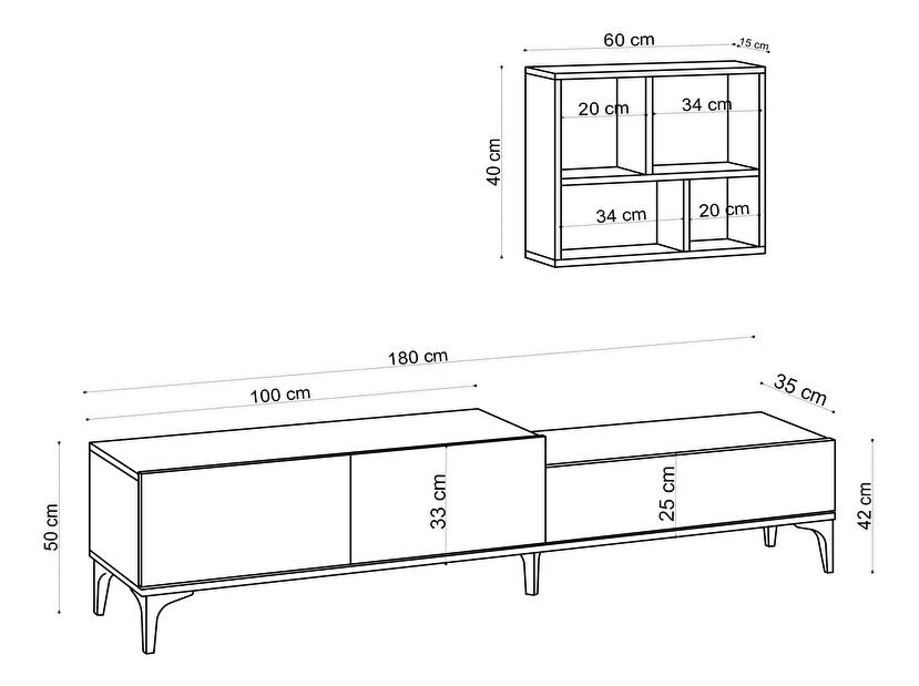 Mobilier living Didoso (stejar) 