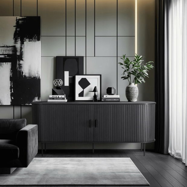 Dulap Trisha 180 (negru) 