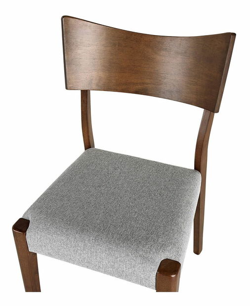 Set 2 buc scaun tip bar Emery (lemn închis)