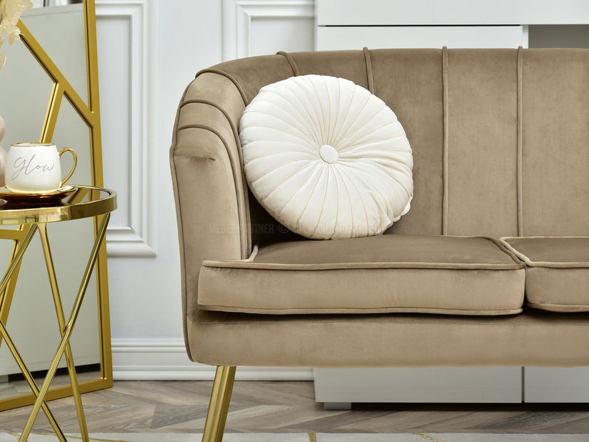 Pohovka Etimee S (béžová + čierna)