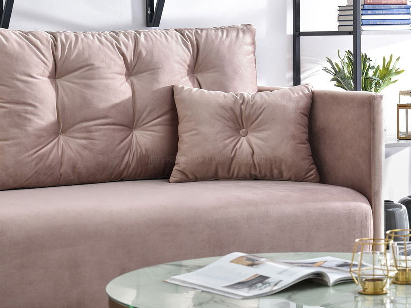 Kétszemélyes kanapé Mastil (fekete)