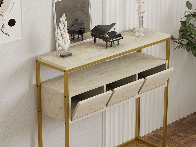 Konzolni stolić Guarde (travertin)