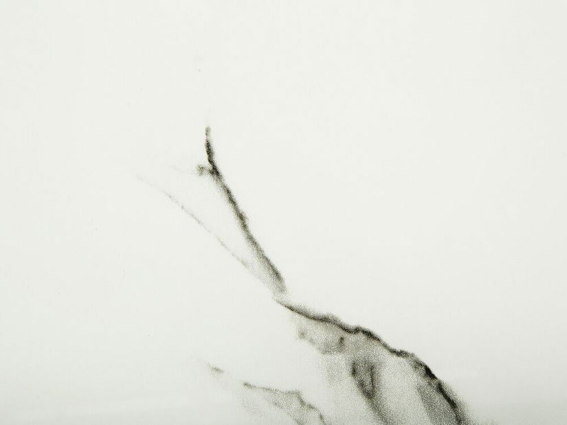 Pomoćni stolić- DELAND (bijela + zlatna)