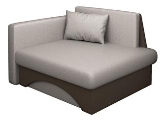 Kreslo Kubosik new (béžovosivá Taupe + hnedá) (L)