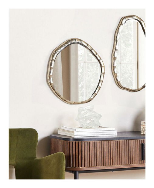 Zidno ogledalo Amare (zlatna)