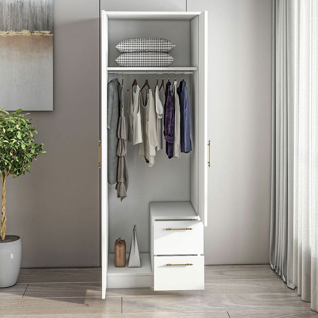 Ormar za garderobu Meringotka 2 (bijela)