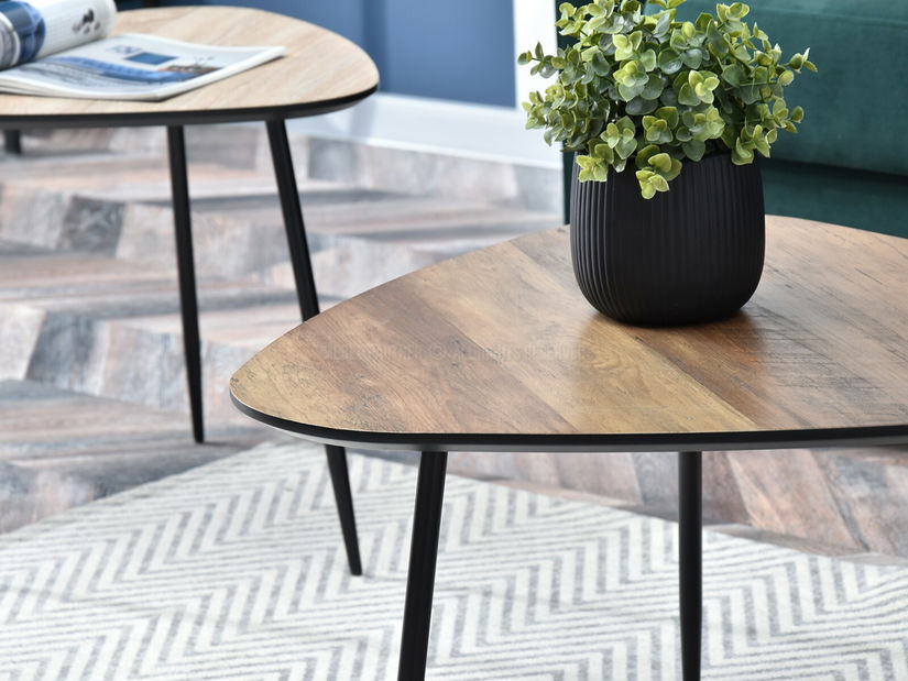 Konferenčný stolík Rossi Zest Xl (orech + čierna)