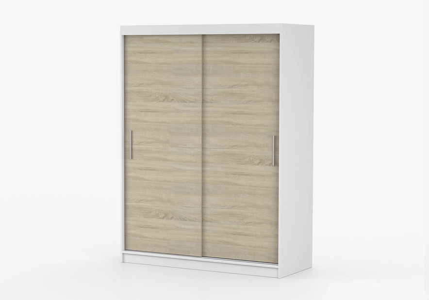 Dulap de haine Viola 04 (alb + stejar sonoma)