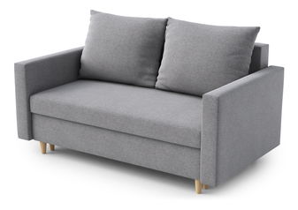 Kétszemélyes kanapé Louis (világosszürke)