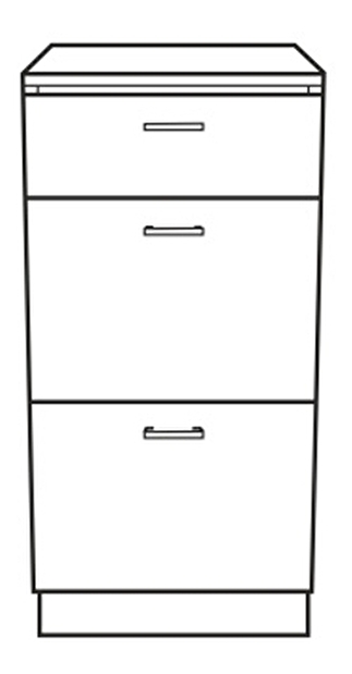 Dolná kuchynská skrinka Narcis -D- 40/3SZ