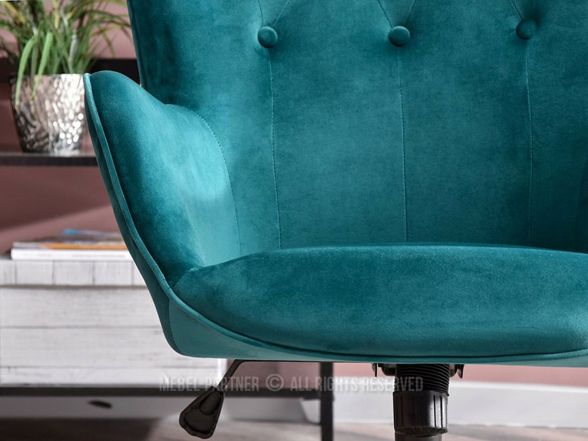 Fotelja Truni (tirkizna + crna)