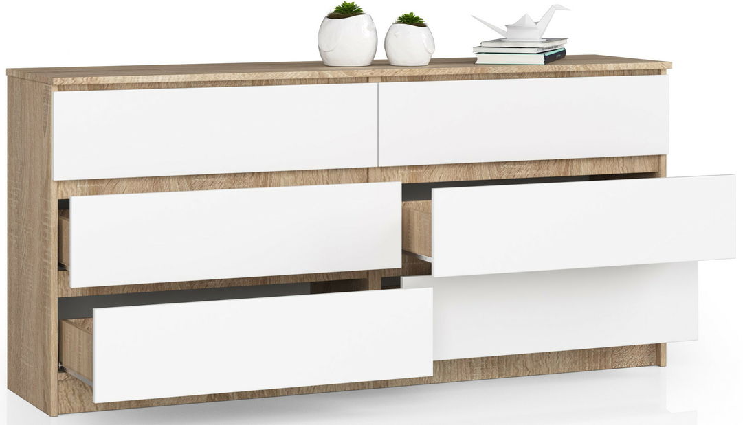 Komoda Koa III (hrast sonoma + bijela)