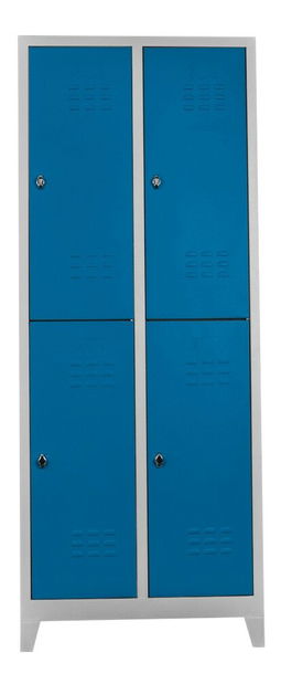 Uzamykateľná skriňa Jessia 18 (modrá)