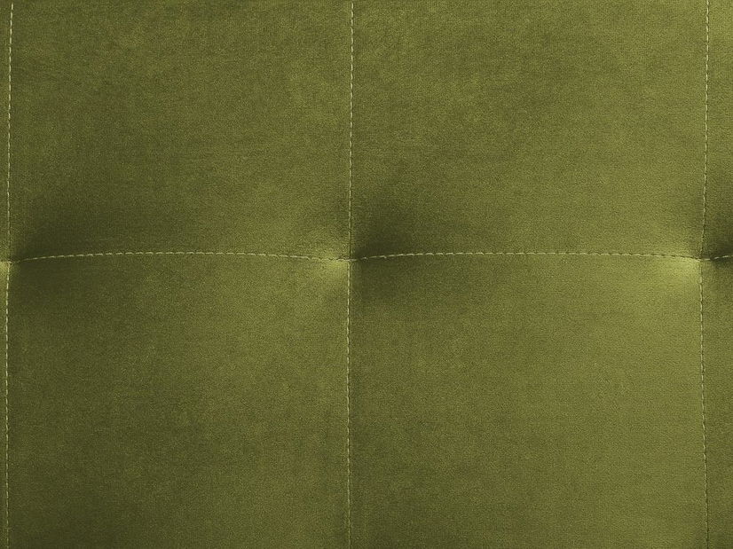 Sarokkanapé U Aberde (bársony zöld) 