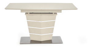 Rozkladací jedálenský stôl 140-180 cm Suena (biela + strieborná) (pre 6 8 osôb)