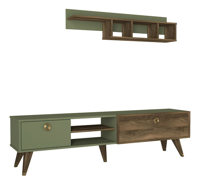 Nappali fal Hermiona (dió + zöld)