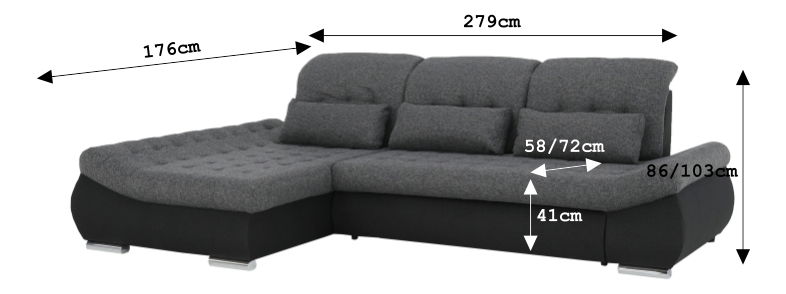 Sarokkanapé Delmara (B)