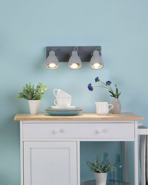 Lampă cu pandantiv Mareno Iii (gri deschis)