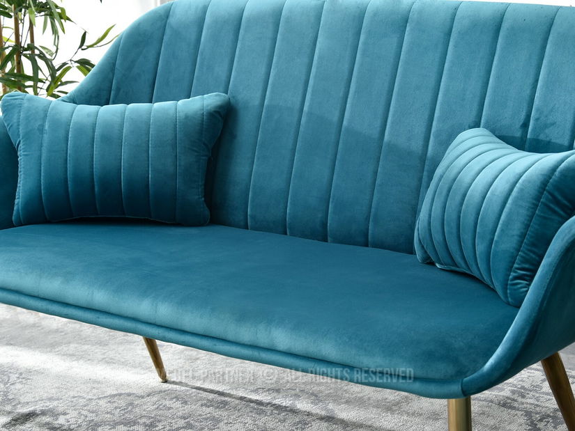 Sofa Osmol S (tirkizna + crna)