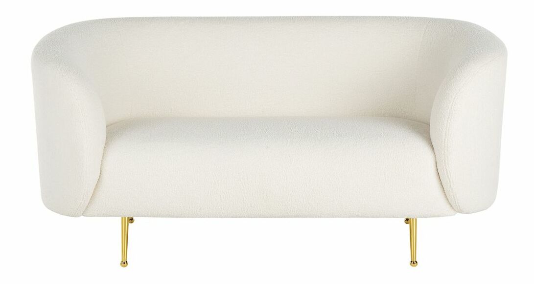 Canapea două locuri Leon (alb)