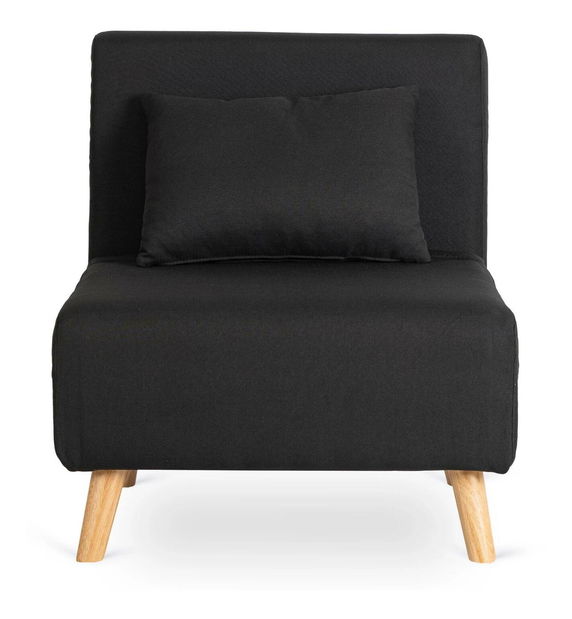 Fotoliu extensibil Motecacleta 1 (negru) 