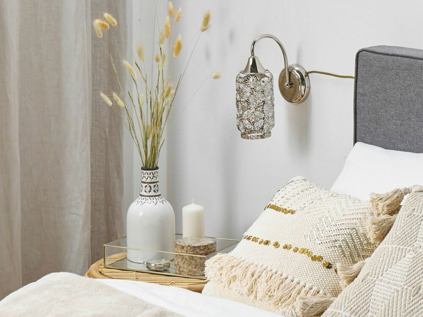 Nástenná lampa Singa (strieborná)