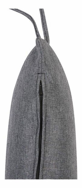 Závesné kreslo ASISA (polyratan) (sivá)