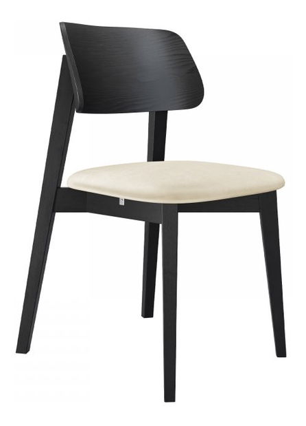 Étkezőszék KD 63 (fekete + krém) 
