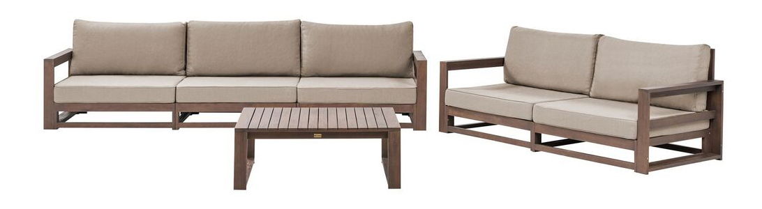 Záhradná zostava Timza (mahagónové akáciové drevo)