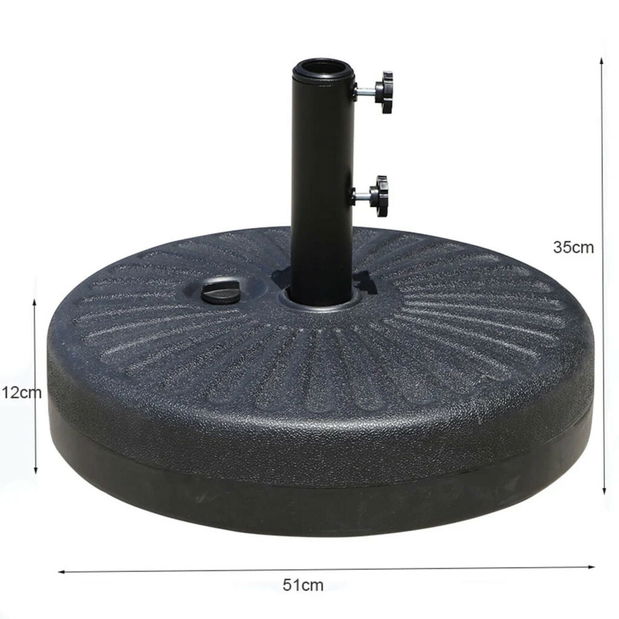 Baza suncobrana Tuff 4 (crna)