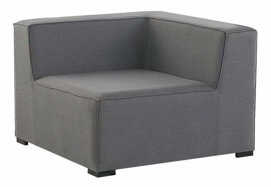 Rohová záhradná pohovka Ailin (sivá) (P)