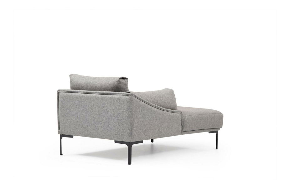 Kutna garnitura Leonero (L) (siva + crna)