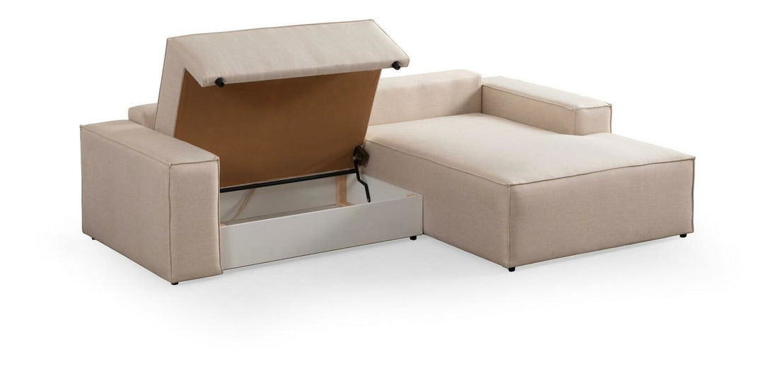 Colțar Pirlofenzza (cu sp. depozitare) (D) (ecru)