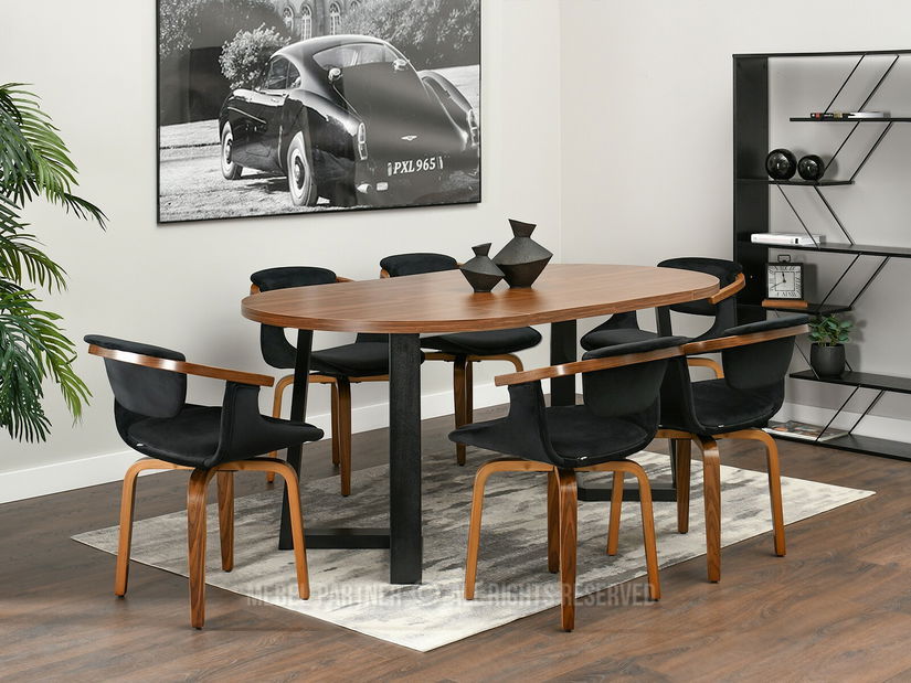 Stolica Max K (crna + orah)