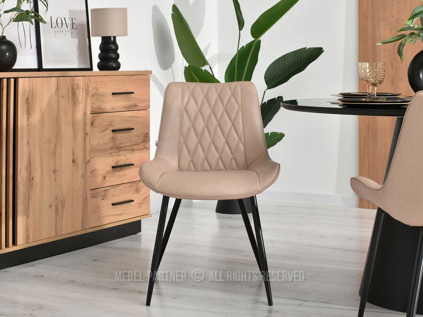 Scaun Aron (bej + negru)