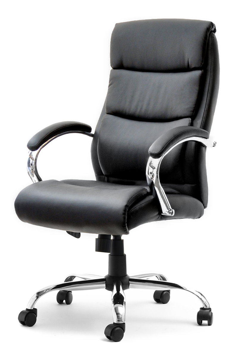 Kreslo Luxus (čierna + chrómová)