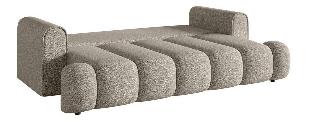 Pohovka trojsedačka Didier (svetlobéžová + čierna)