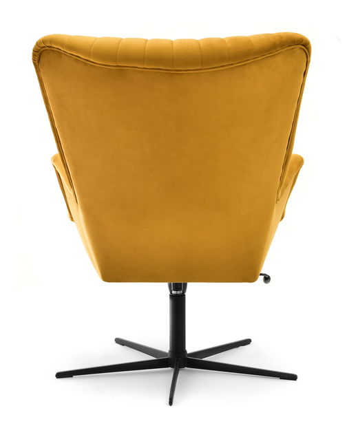 Relaxačné kreslo Elesenta (medová + čierna)