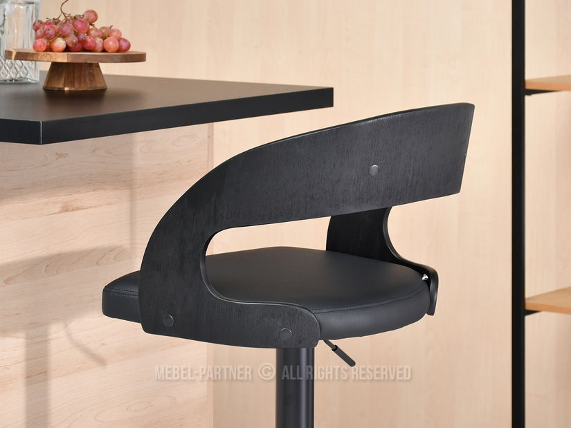 Stolička Honolulu (čierna)