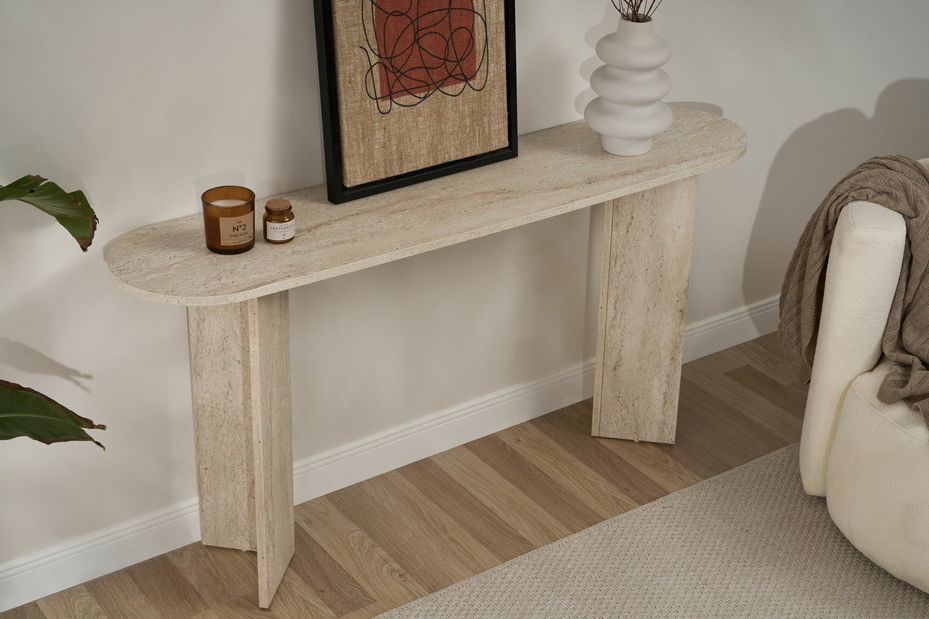 Konzolasztal Sirinda (travertin)
